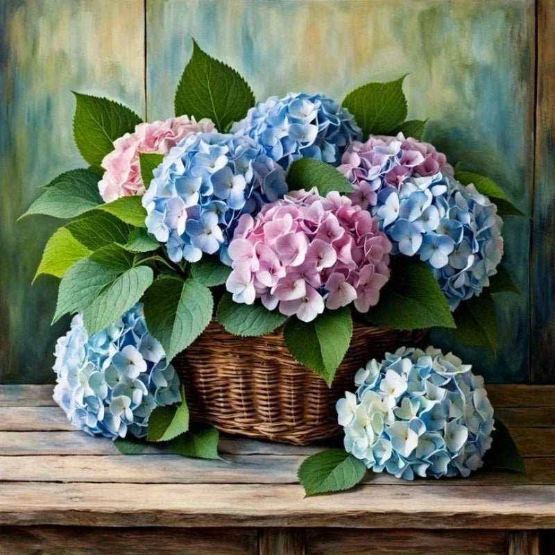 HUACAN DIY Diamond Painting Rose Flower Mosaic Home Decor Sunflower Lily Floral Full Drill Square / Round