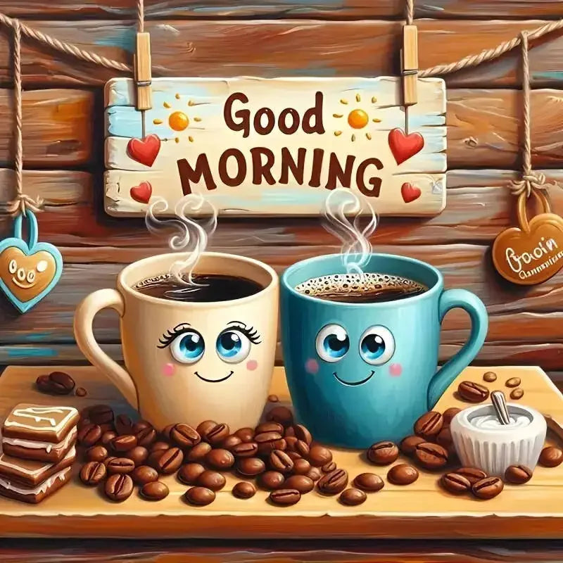 DIY Diamond Art Paintings Kits Crafts Coffee Cup Cozy Mosaic Rhinestones Kitchen Home Decor Embroidery Toys Cross Stitch Gift