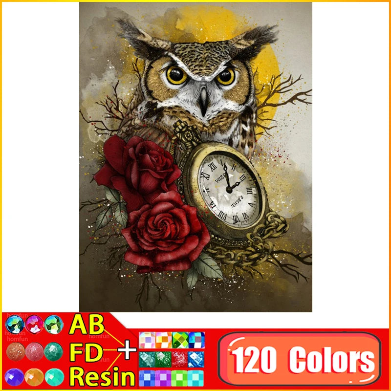 DIY Diamond Painting Kit "Animals" 5D Square/Round Drills