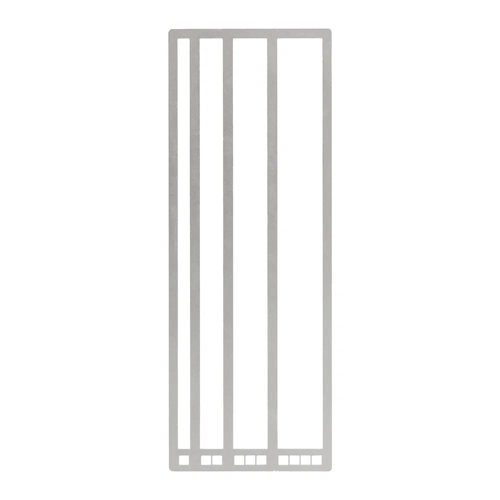 DIY Diamond Painting Ruler Textured Grid Tool Non-Slip Straight Drill Ruler Metal Diamond Painting Drill Ruler