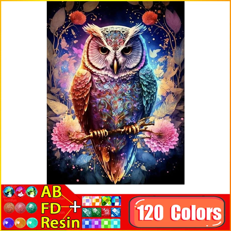 DIY Diamond Painting Kit "Animals" 5D Square/Round Drills