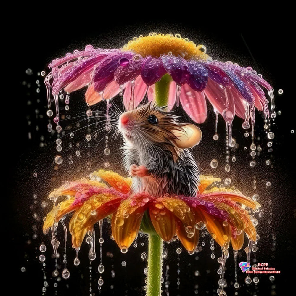 Abstract Animal Figure Landscape DIY Diamond Painting Kit Square/ Round Diamond 5D