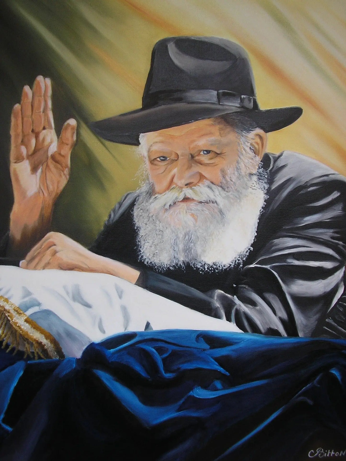 Jewish Rabbi Lubavitch, Full Round DIY Diamond Painting Kits