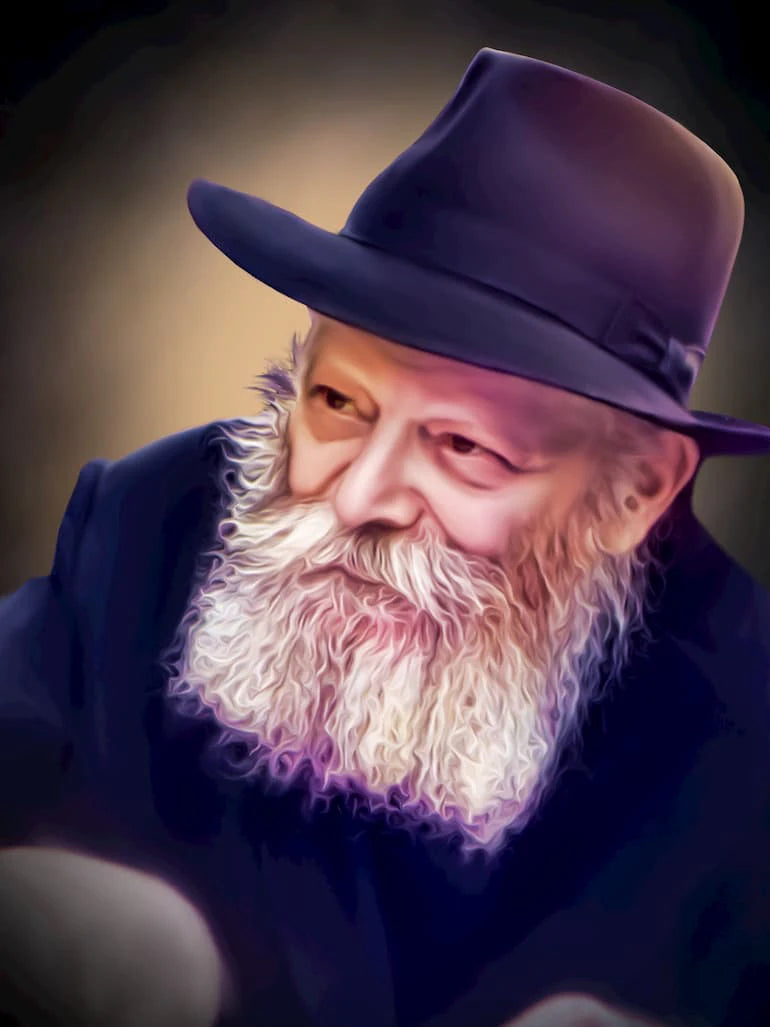 Jewish Rabbi Lubavitch, Full Round DIY Diamond Painting Kits