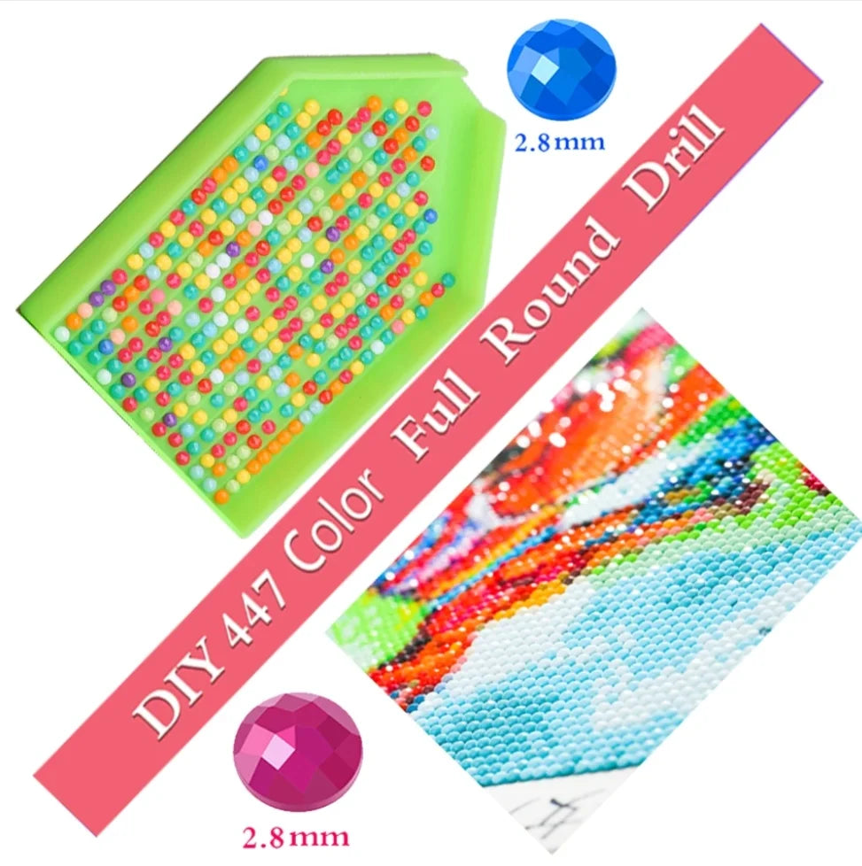 DIY Diamond Painting Beauty Girl Diamond Art Painting Full Square / Round Flower 5D
