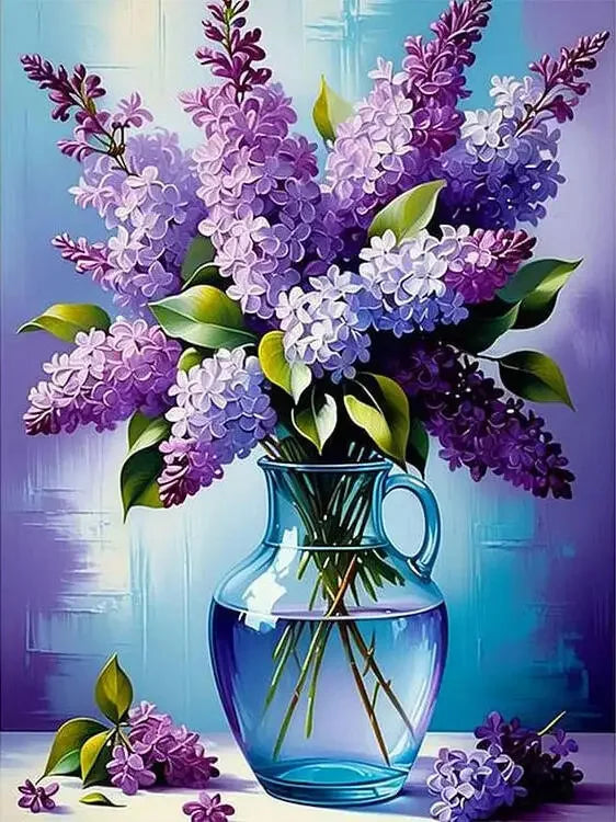 HUACAN Diamond Painting Nature Landscape Mountain House Scenery Tree Lake Full Square / Round Drills