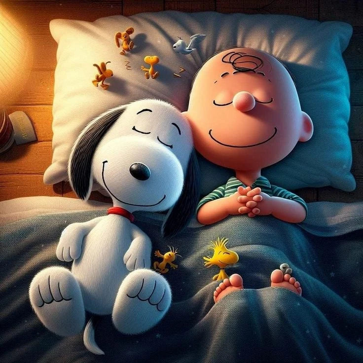 Kawaii Snoopy Cartoon Comics Diamond Painting, DIY Partial Round Drill
