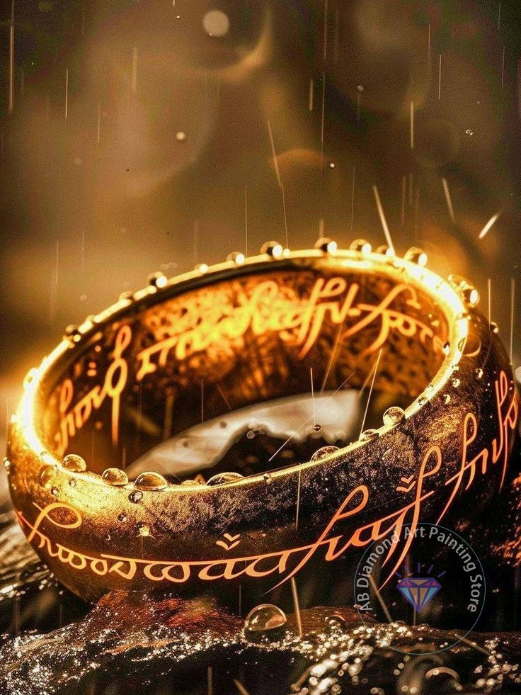 The Lord Of The Rings Diamond Painting Kit, 5D DIY Full Round Drill
