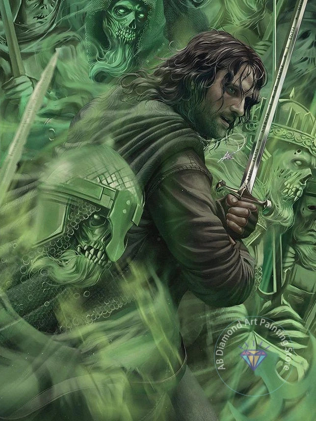The Lord Of The Rings Diamond Painting Kit, 5D DIY Full Round Drill