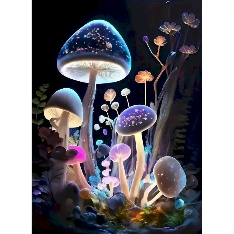 Full Diamond Painting Mosaic Moon 5D DIY Diamond Art Painting Landscape Round Drill