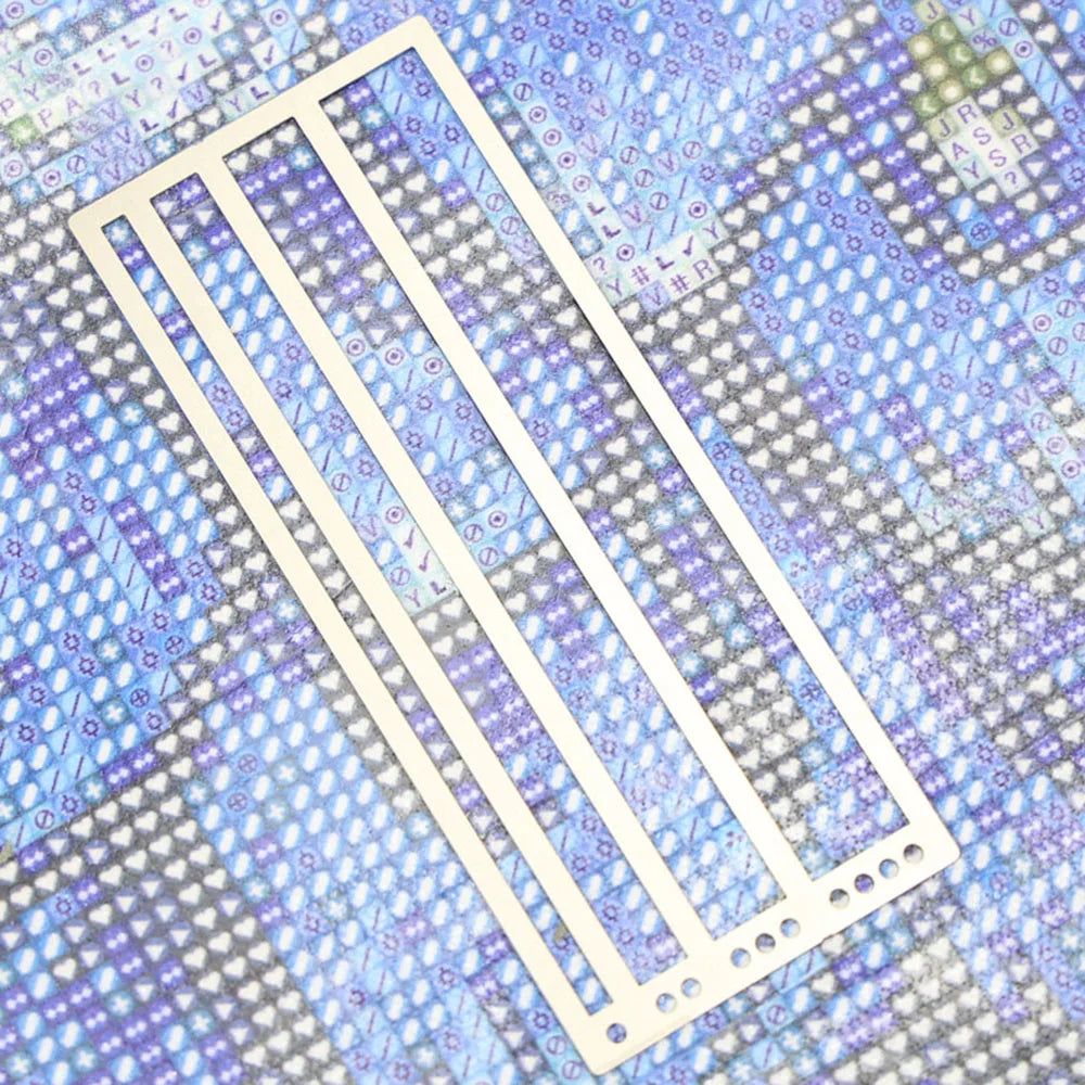 Diamond Painting Ruler DIY Diamond Pasted Drawing Ruler for Quick Spot Fix Alignment Tool, Choose Square or Round Ruler