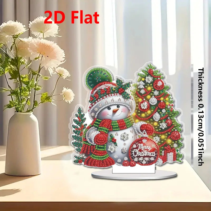 1pc DIY Diamond Painting Christmas Table Decoration