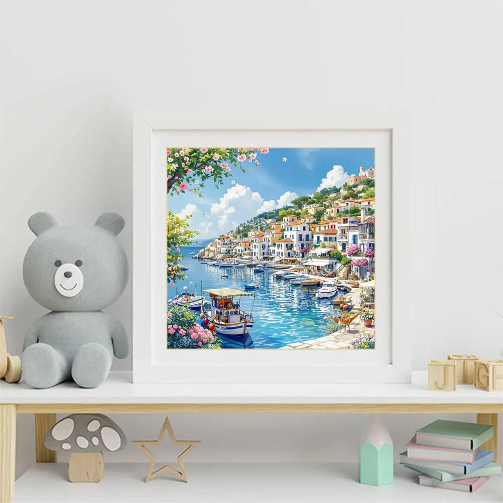 Evershine Full Square / Round Diamond Mosaic Seaside Landscape DIY