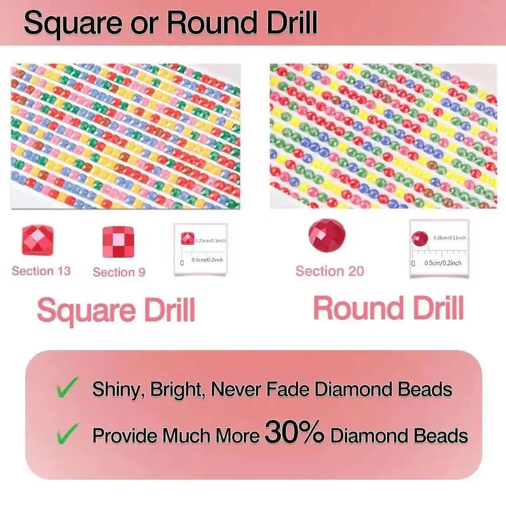 HUACAN Japanese Women, Cherry Blossom Flower, DIY Diamond Painting 5d Portrait Full Square / Round Drill