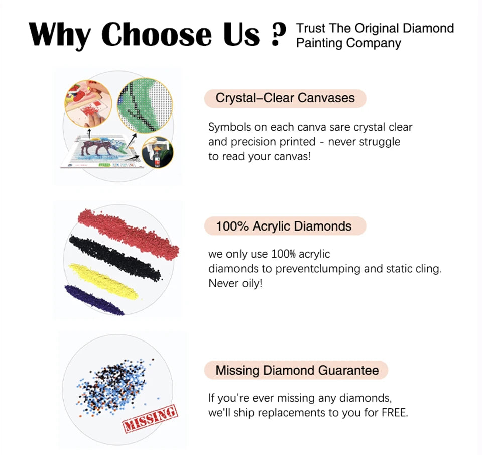 DIY Diamond Painting Library Scenery Full Diamond Mosaic