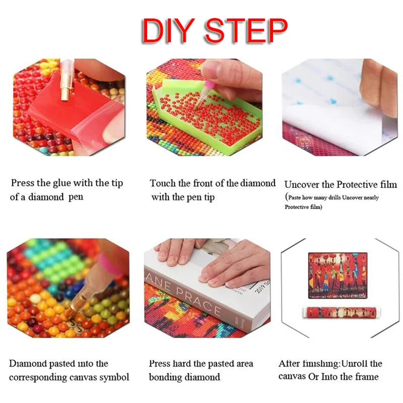 Elegant Lady DIY Diamond Painting Full Square / Round Drill, Large Size