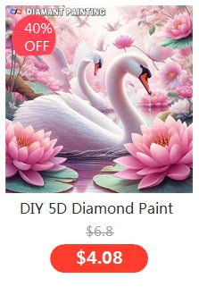 Dragonflies Flying and Flowers Full DIY Diamond Painting Square / Round Drills