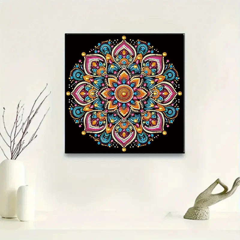 5D DIY Diamond Painting Flower Kit Mandala Flower Decoration DIY Alien Diamond Mosaic Art Gift Crafts Wall Home Decoration