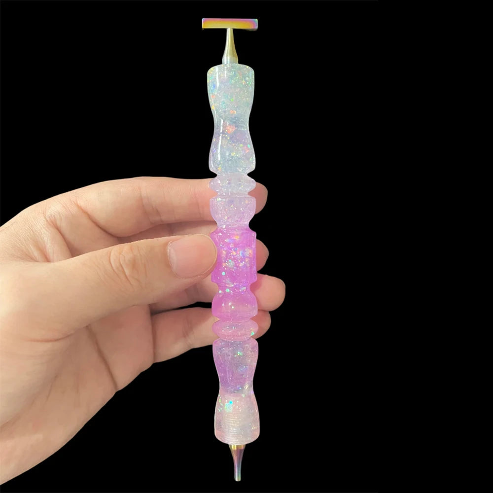 HOMFUN Diamond Painting Pen, Multifunctional Metal Screw Thread Tips Accessories