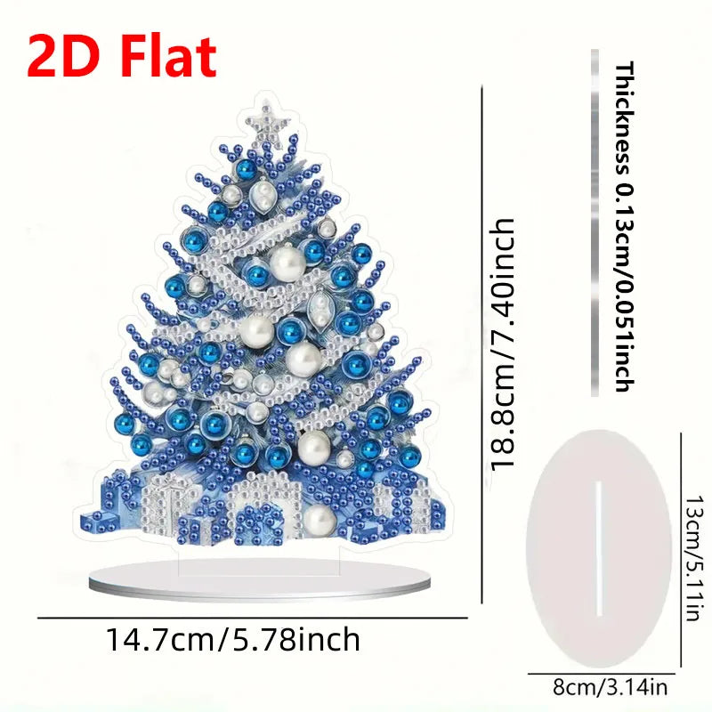 1pc DIY Diamond Painting Christmas Table Decoration