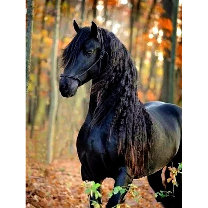 Yumeart DIY Diamonds Painting Horse Mosaic Full Square Drills