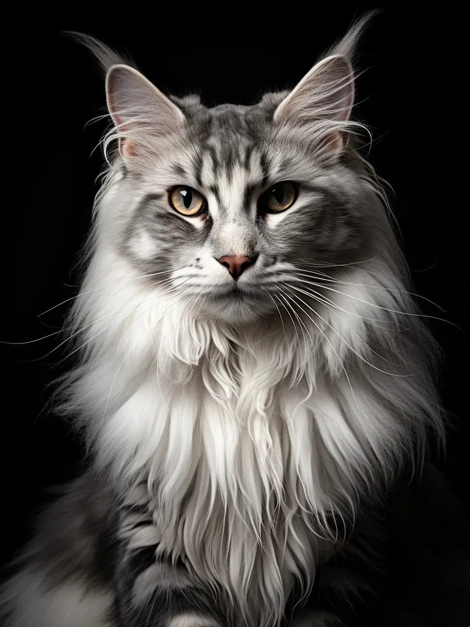 New Maine Coon DIY Diamond Art Painting Kits Crafts Big Cats Portrait Sets Embroidery Mosaic Hand Gift Home Decor Cross Stitch