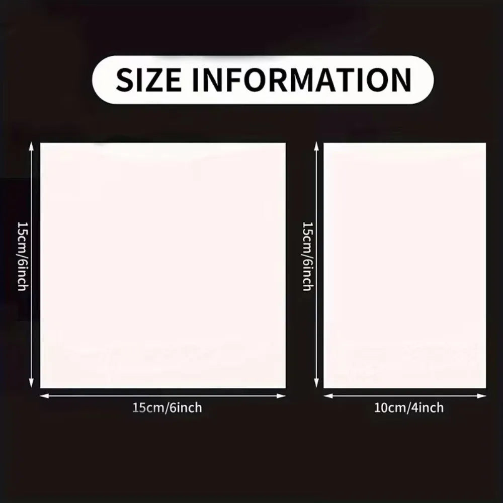 50/100/200Pcs Dustproof Diamond Painting Release Paper Stain-Proof Anti-Adhesive Double-Sided Release Paper White Cover