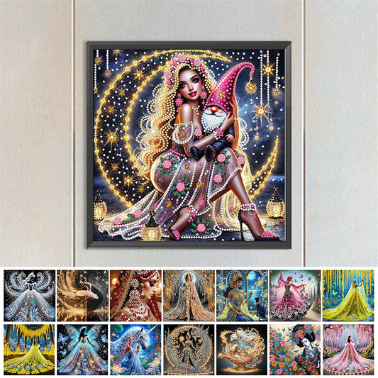 Beauty Diamond Art DIY Gem Art Diamond Painting Kits Crystal Rhinestones Diamond Painting 30x30cm