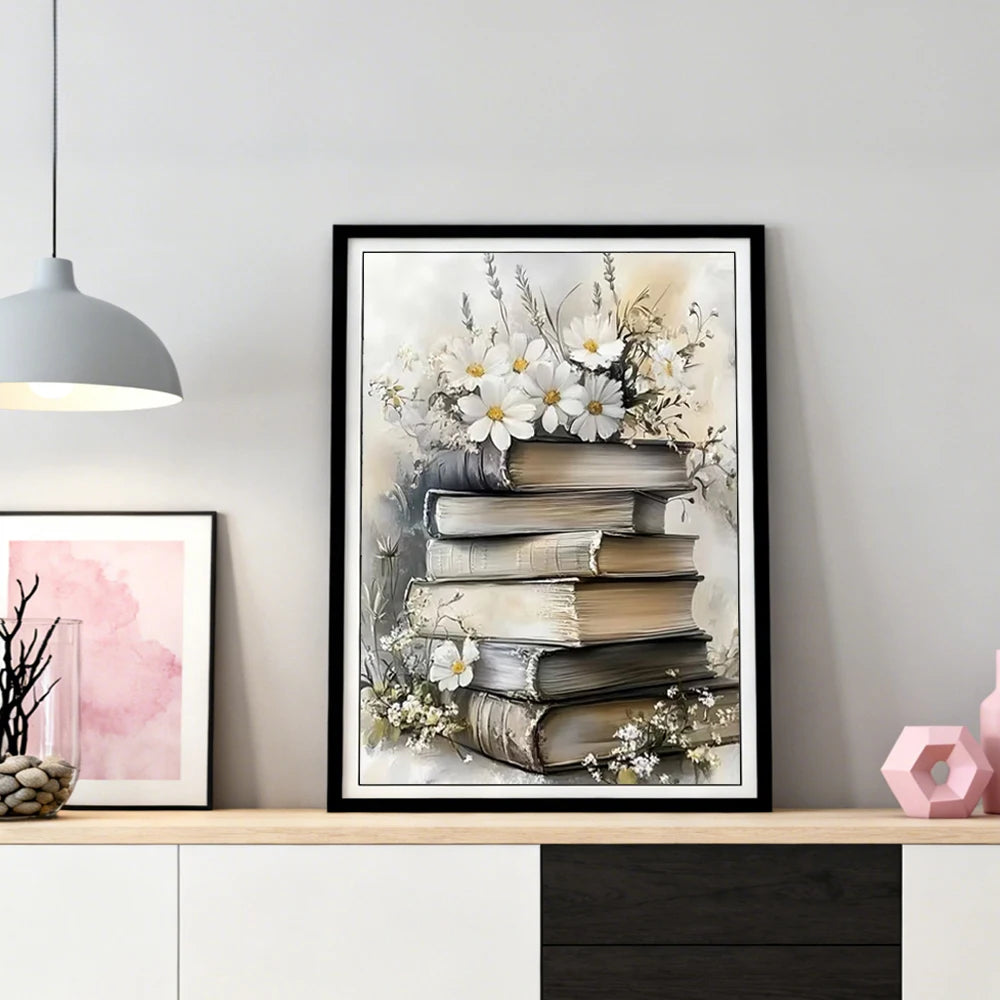 DIY Diamond Mosaic 5D Book Landscape Full Square / Round Painting