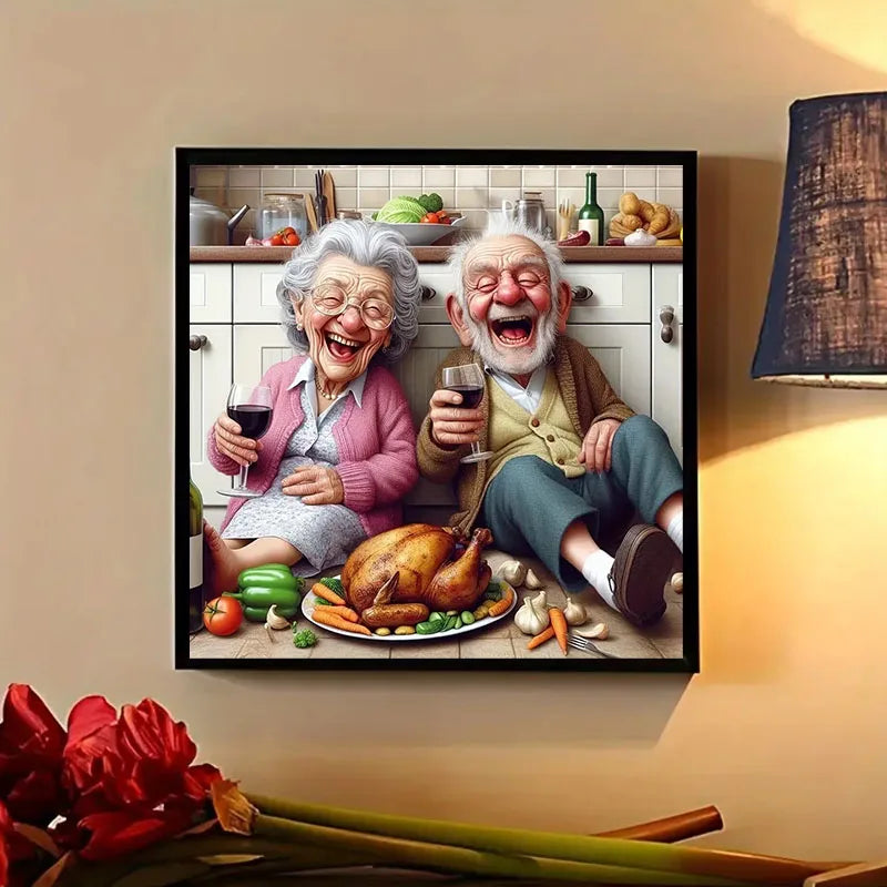 Grandparents Cheers DIY Diamond Painting Full Round Drill