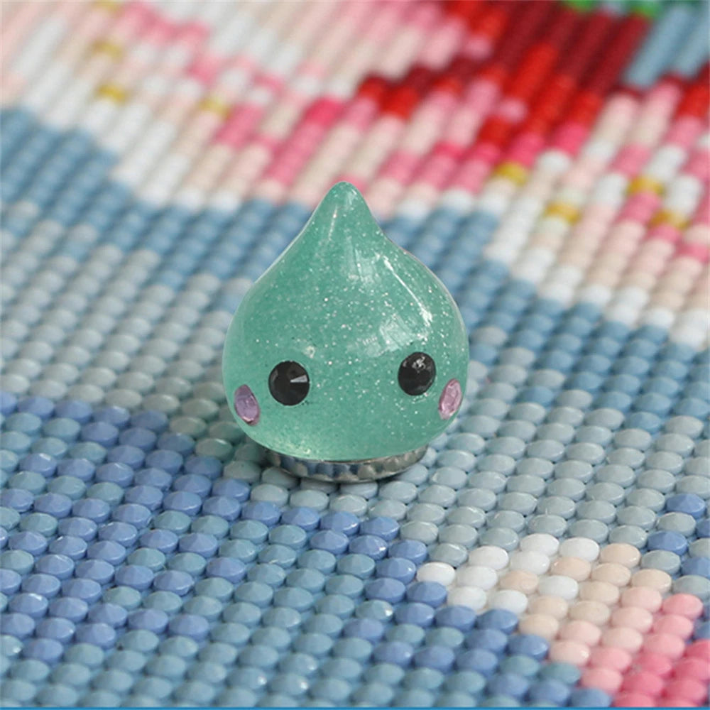 1PC Diamond Painting Magnet Cover Holder Glitter Drop Multi-function Parchment Paper Locator Cross Stitch DIY Crafts Tools