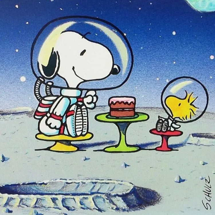 Cartoon Comics Snoopy Diamond Painting DIY Full Round Drill