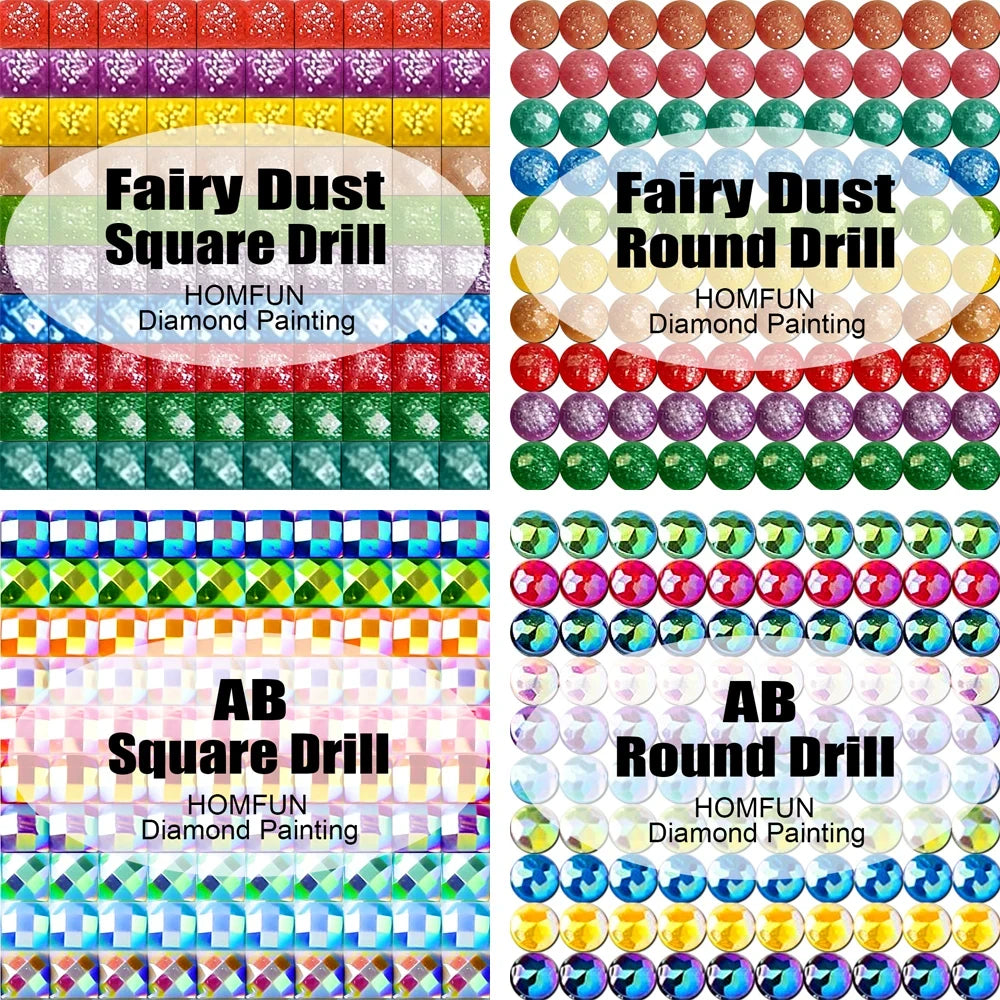 DIY Diamond Painting Kit "Animals" 5D Square/Round Drills