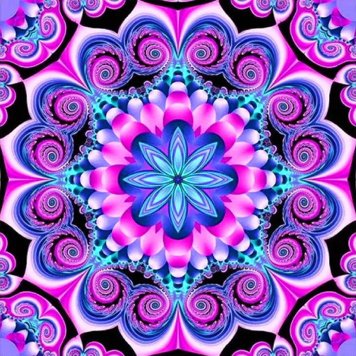 Huacan Full Diamond Painting Flower DIY 5d Diamond Mosaic Mandala Full Square / Round Drill