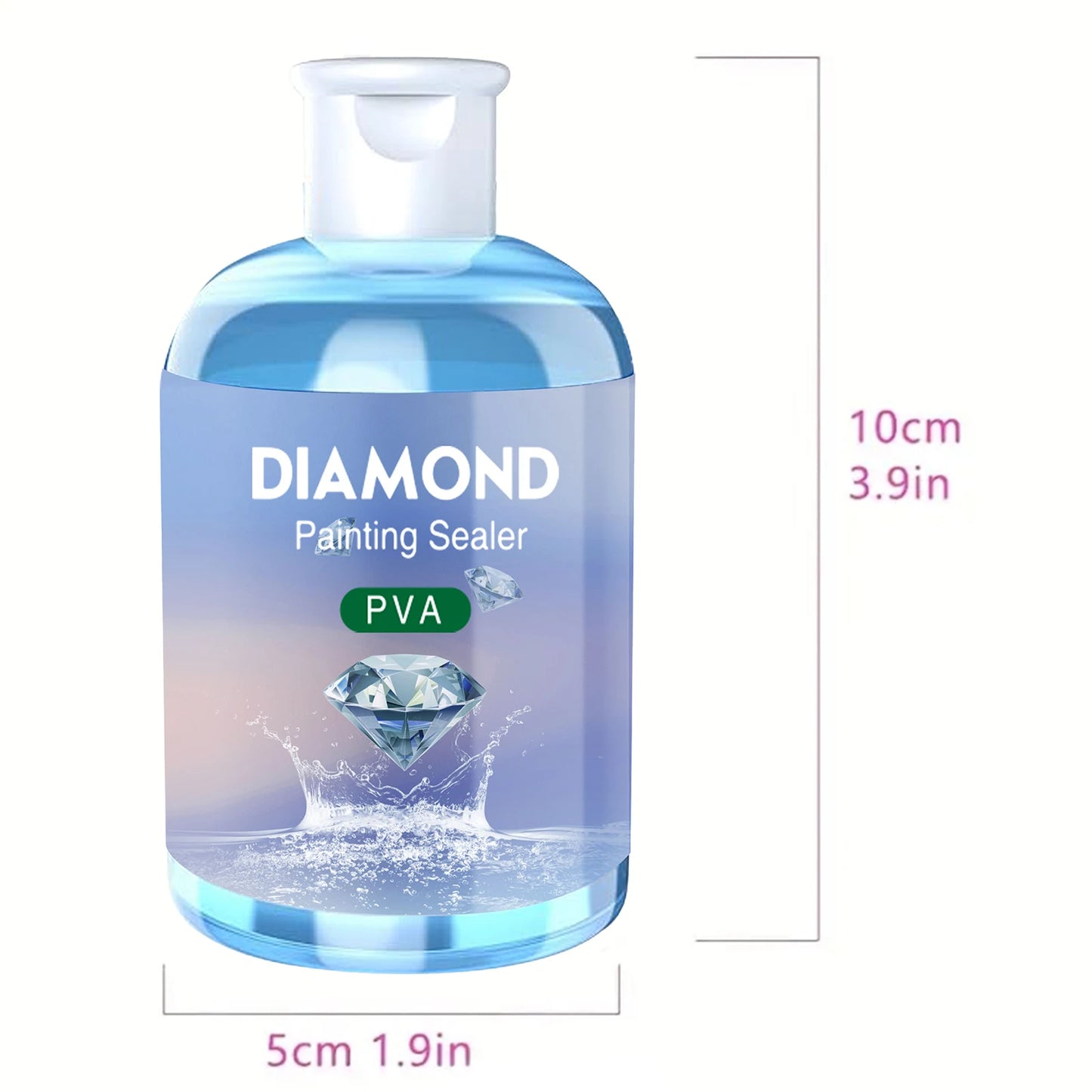 Diamond Painting Sealer Glue Kits 120ML With 3 Pcs Brushes Diamond Painting Glue Accessories And Tools