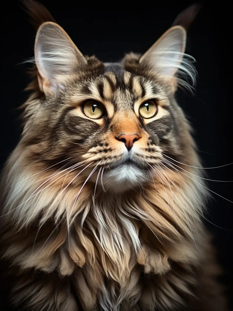 New Maine Coon DIY Diamond Art Painting Kits Crafts Big Cats Portrait Sets Embroidery Mosaic Hand Gift Home Decor Cross Stitch