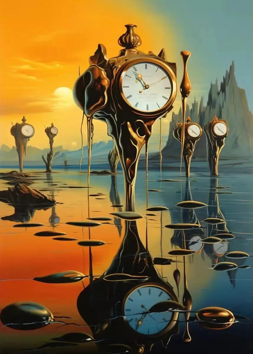 Surrealism Wall Art Salvador Dali Painting Print Famous Artwork Poster Diamond Painting Full Square / Round Drill