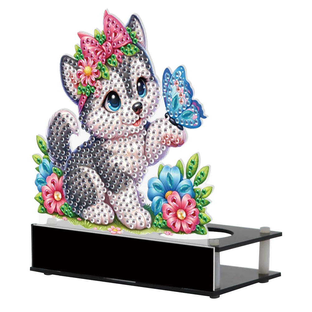 Diamond Painting Candle Holder Ornaments Desktop Tea Light Candle Holder