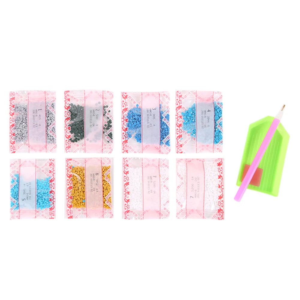 5D DIY Partial Special Shaped Drill Diamond Painting Kit Elegant Lady