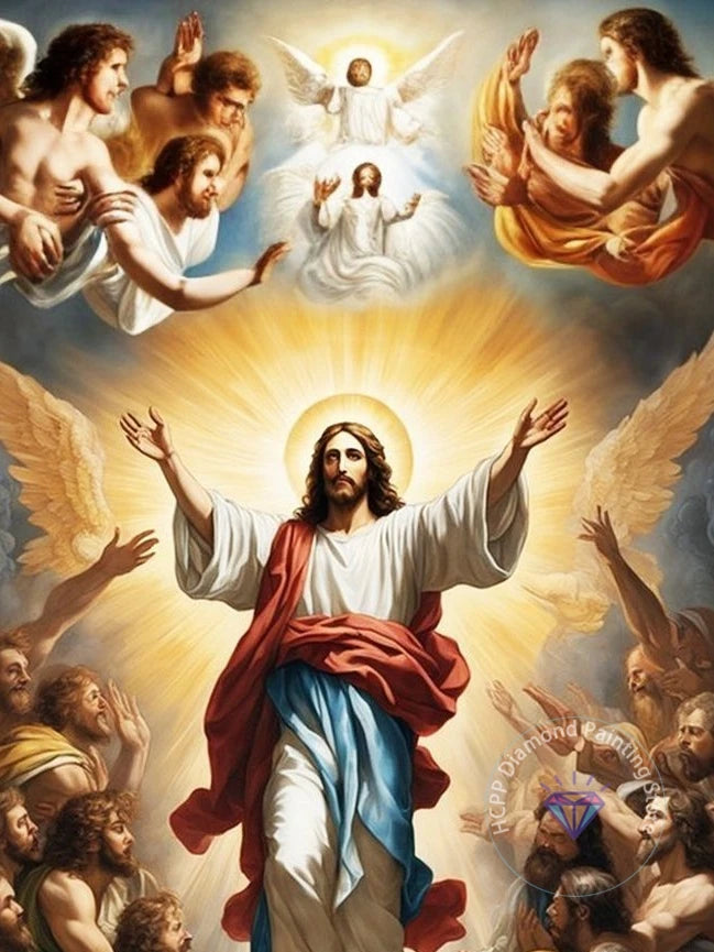 Jesus Christ Cross Diamond Painting Kit 5D DIY Round Drill